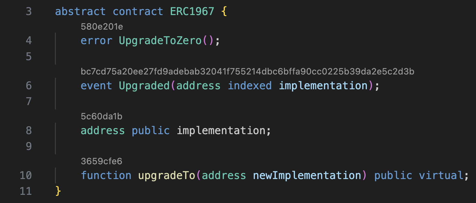LSP selectors example
